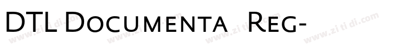 DTL Documenta   Reg字体转换